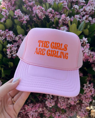 Girls Are Girling Trucker Hat-Hats-K. Ellis Boutique