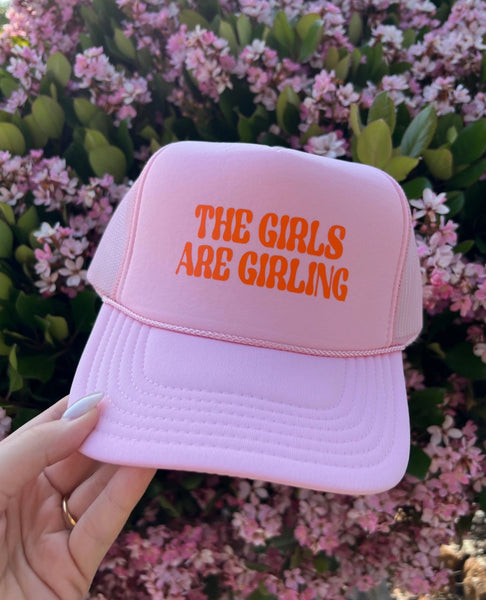 Girls Are Girling Trucker Hat-K. Ellis Boutique