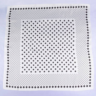 Ombre Polka Dot Print Satin Square Scarf: BR-K. Ellis Boutique