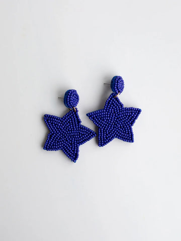 Blue Star Earrings - Michelle McDowell-K. Ellis Boutique