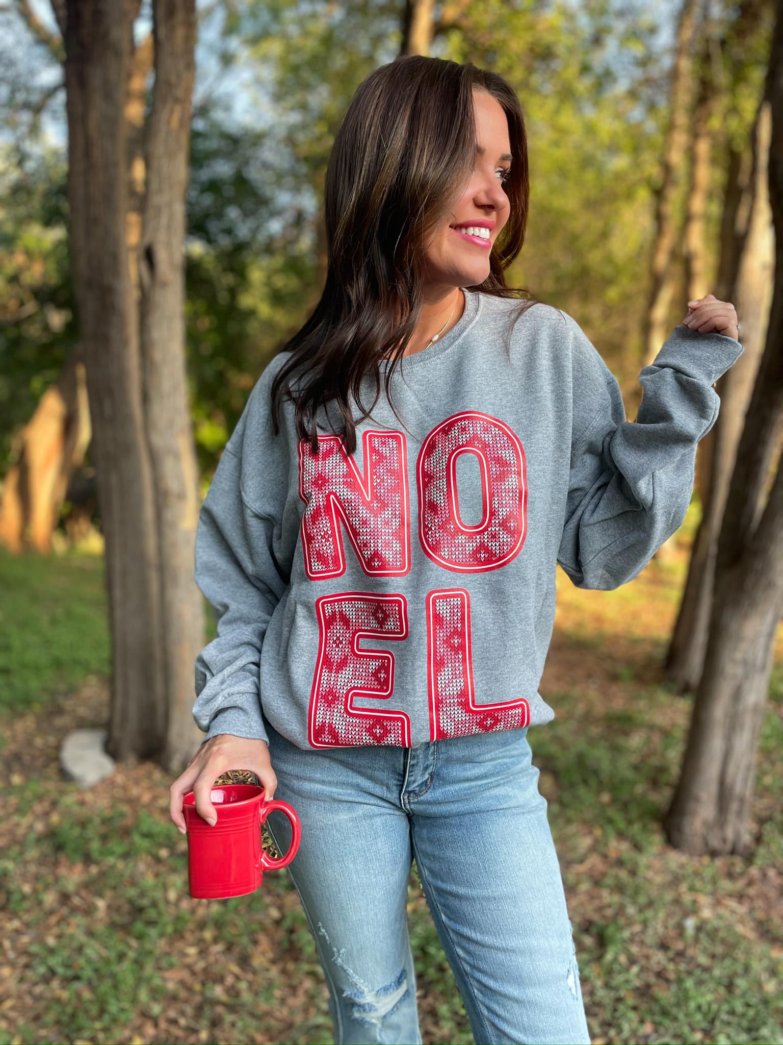 Noel Sweatshirt Grey-K. Ellis Boutique