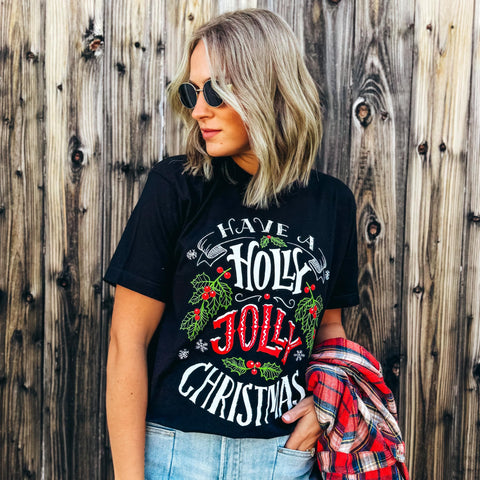 Holly Jolly Christmas BLACK-K. Ellis Boutique