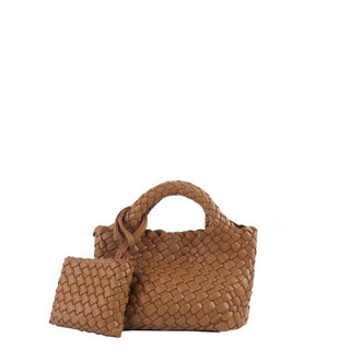 Maggie Mini Tote- Brown-K. Ellis Boutique