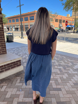 Hadley Gingham Midi Dress-Midi/Maxi Dress-K. Ellis Boutique