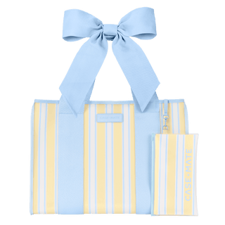 Case-Mate Cabana Stripe Bow Jelly Tote Bag (Classic)