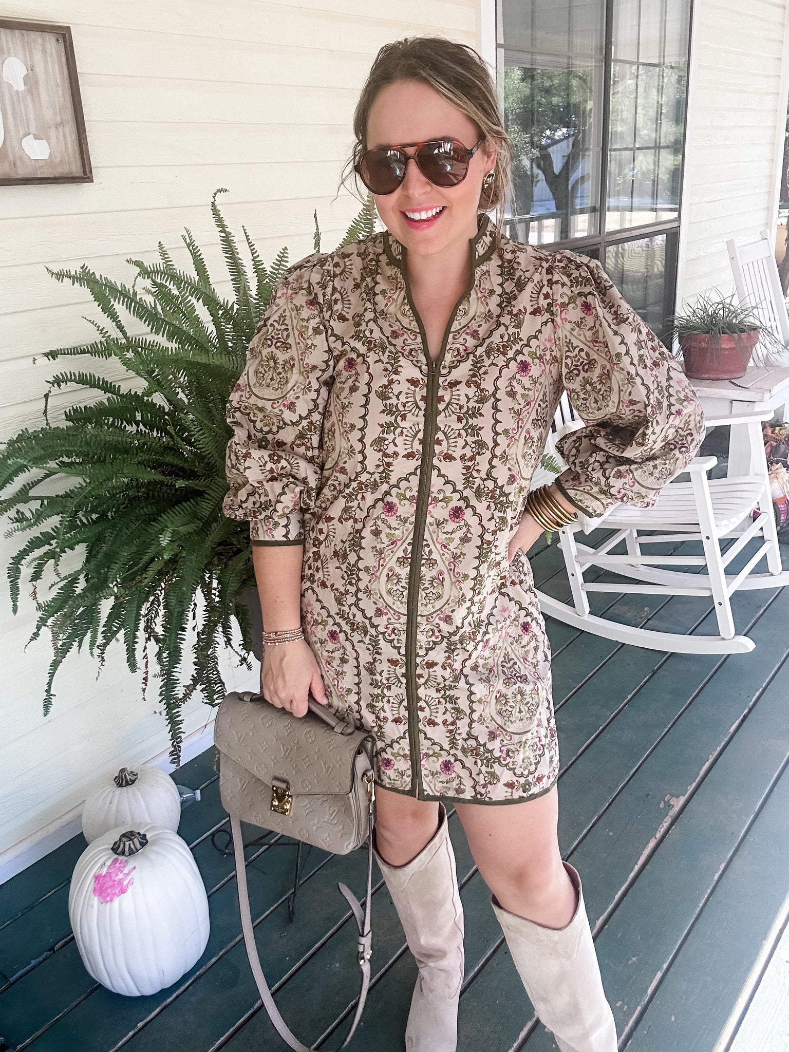 The Katherine Block Print Mini Dress-K. Ellis Boutique