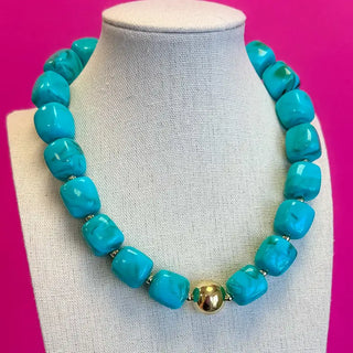 Beaded Turquoise Necklace
