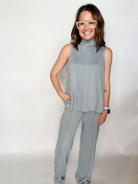 Buttery Soft Modal Set-Gray Blue-K. Ellis Boutique