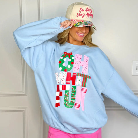 Oh What Fun Sweatshirt-K. Ellis Boutique