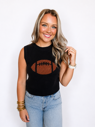 Friday Night Sweater Vest-Sleeveless Top-K. Ellis Boutique