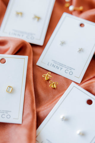 Sadie Bow Earrings-Earrings-K. Ellis Boutique