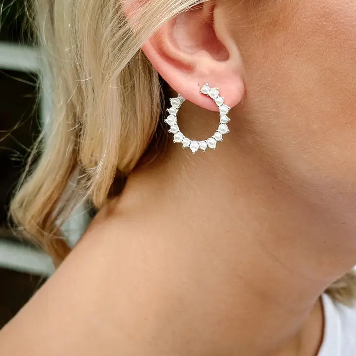 Mya Earrings- Silver-K. Ellis Boutique