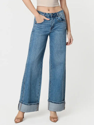 Vervet Baggy Cuffed Jeans