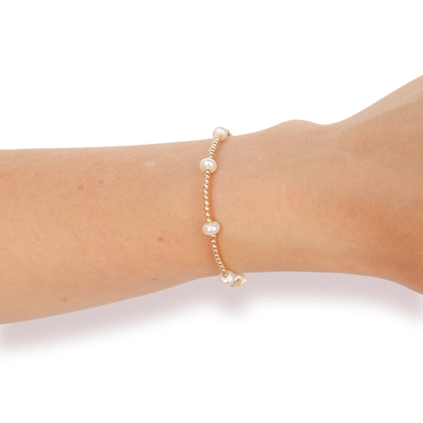 Dainty Kate Peral Bracelet- Beaded Blondes-K. Ellis Boutique