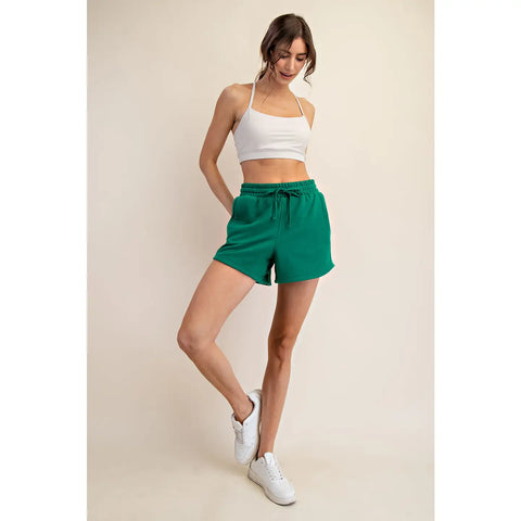 French Terry Basic Short- Kelly Green-K. Ellis Boutique