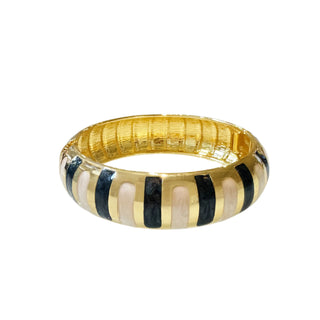Bali Bangle -Black/Ivory-K. Ellis Boutique