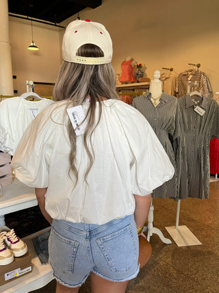 Emmy Bubble Top-Short Sleeve Top-K. Ellis Boutique