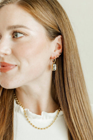 Horseshoe Screwback Earrings-Earrings-K. Ellis Boutique