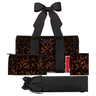 Case-Mate Mahjong Jelly Tote Set: Tortoiseshell Bow