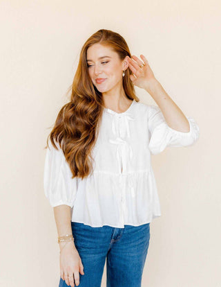 Sadie Bow Earrings-Earrings-K. Ellis Boutique
