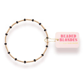 Black Dainty Poppi Bracelet-K. Ellis Boutique