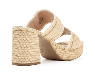Rebekah Natural Raffia Platform- MIA-Shoe-K. Ellis Boutique