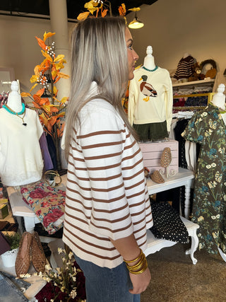 Arden Stripe Sweater-Sweater-K. Ellis Boutique
