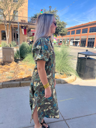 Woodland Bloom Dress-Midi/Maxi Dress-K. Ellis Boutique