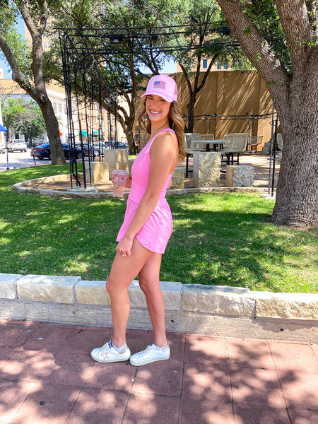 Activewear Runsie - Pink-K. Ellis Boutique