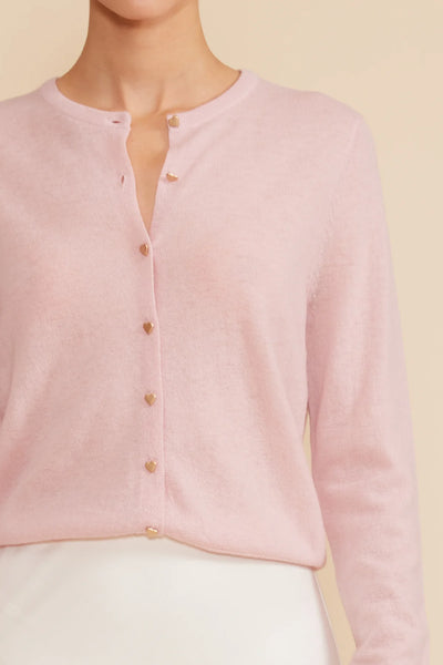 Betsy Cardigan- Light Pink Lucy Paris