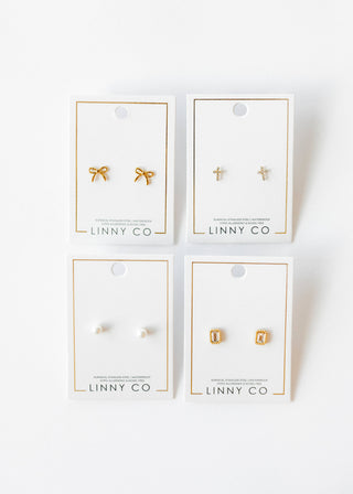 Sadie Bow Earrings-Earrings-K. Ellis Boutique