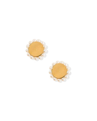 Alice Pearl Stud Earrings-Earrings-K. Ellis Boutique