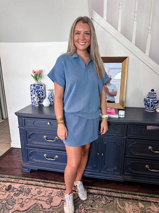 Scuba Luxe Skort Set-Set-K. Ellis Boutique