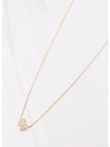 Don't Mess With Texas Necklace - GOLD-K. Ellis Boutique