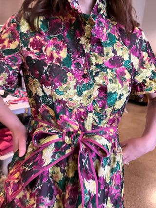 Sincerely Ours Floral Lena Dress-Midi/Maxi Dress-K. Ellis Boutique