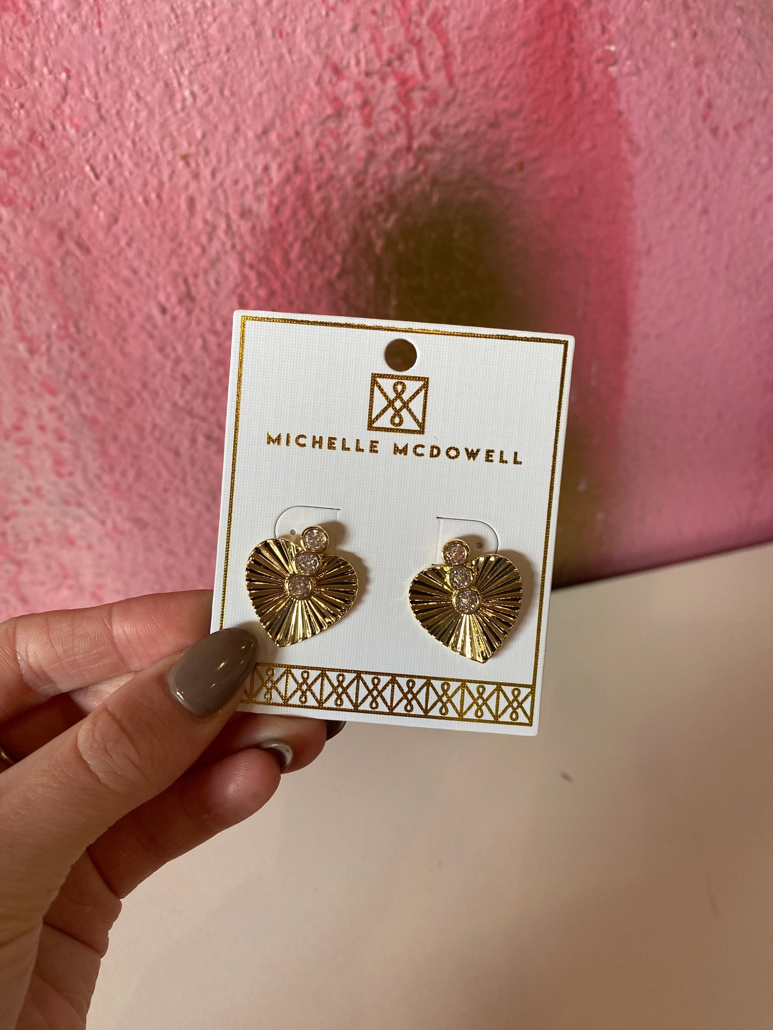 Gentry Earrings- Gold-K. Ellis Boutique