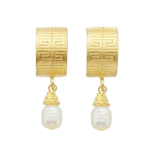 Susan Shaw Guest Pearl Drop Earrings-K. Ellis Boutique