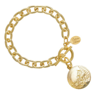 Susan Shaw- Tobacco Leaf Toggle Bracelet-Bracelet-K. Ellis Boutique