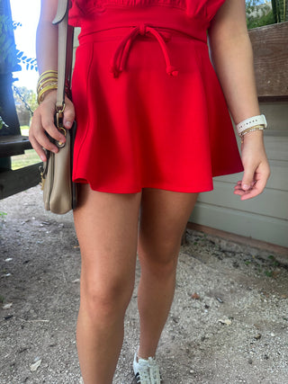 Varsity Weekend Set- Red-Set-K. Ellis Boutique