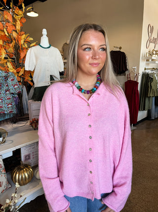 Pink Promise Cardigan-Cardigans-K. Ellis Boutique