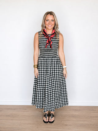 SAQUAREMA Dress Black- Frnch-Midi/Maxi Dress-K. Ellis Boutique