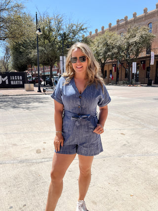 FRNCH Adila Romper-K. Ellis Boutique