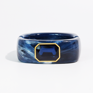 The Gemma Cuff Bracelet: Emerald-Bracelet-K. Ellis Boutique