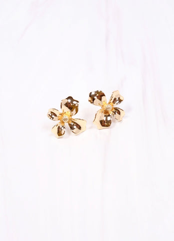 Haven Flower Stud Earring Gold-K. Ellis Boutique