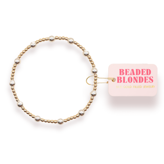 Lively Bracelet in Gold with Silver-Bracelet-K. Ellis Boutique