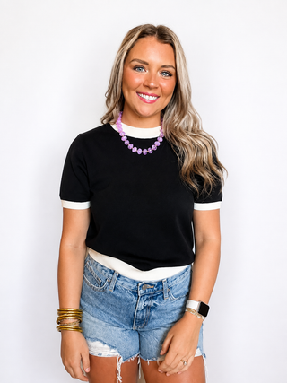 Campus Knit Top-Sweater-K. Ellis Boutique