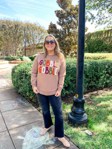 Gobble Gobble Sweatshirt-K. Ellis Boutique