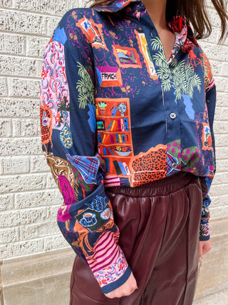 FRNCH- Sartre Shirt- Salon Nuit-K. Ellis Boutique