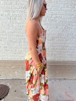 Harvest Bloom Midi Dress-Midi/Maxi Dress-K. Ellis Boutique