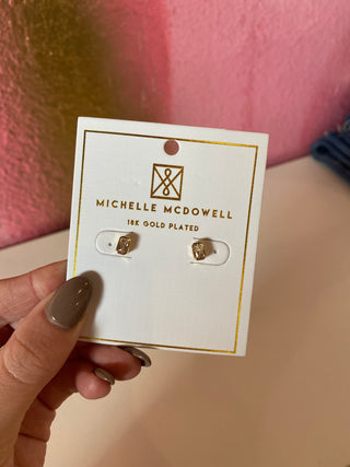 Katie Earrings- Gold-Earrings-K. Ellis Boutique